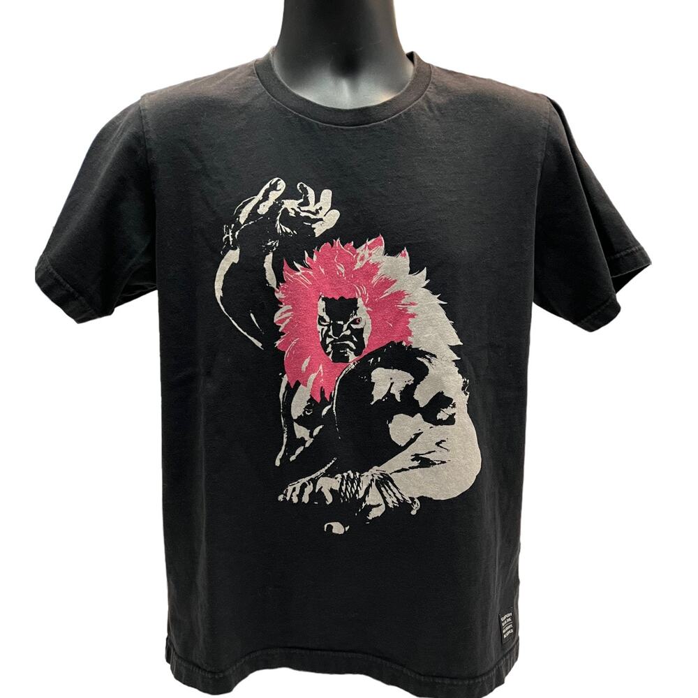 Uniqlo x Capcom UT Street Fighter Akuma Graphic Tee Men’s Medium Black Gamer Tee
